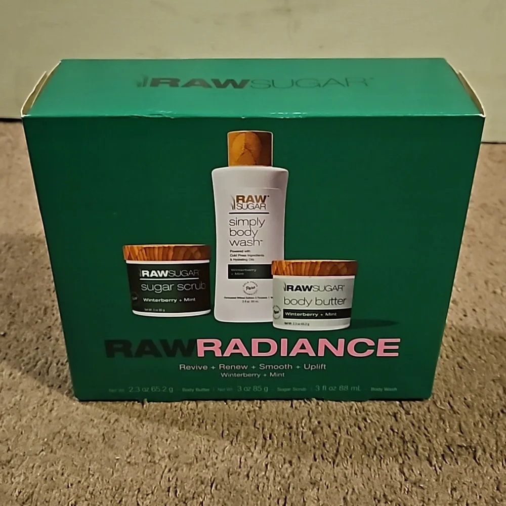 RawSugar raw radiance skincare set - Picture 1 of 3